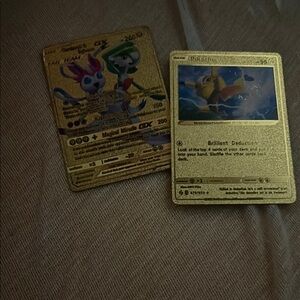 Gold Pokémon Trading Cards